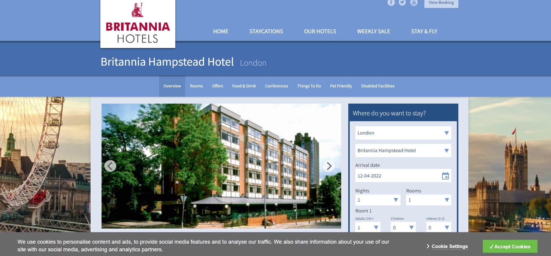 Britannia Hampstead Hotel