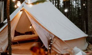 Massive Bell-Shaped Glamping Tent