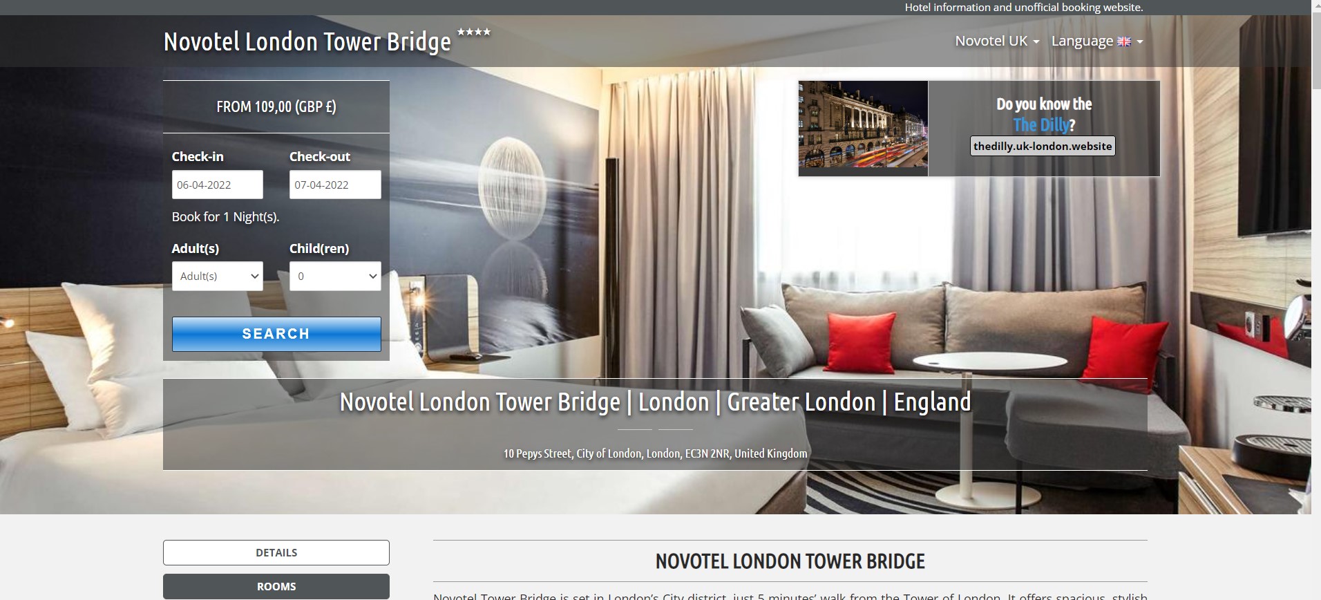 Novotel London Tower Bridge