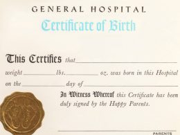 birth certificate replacement number